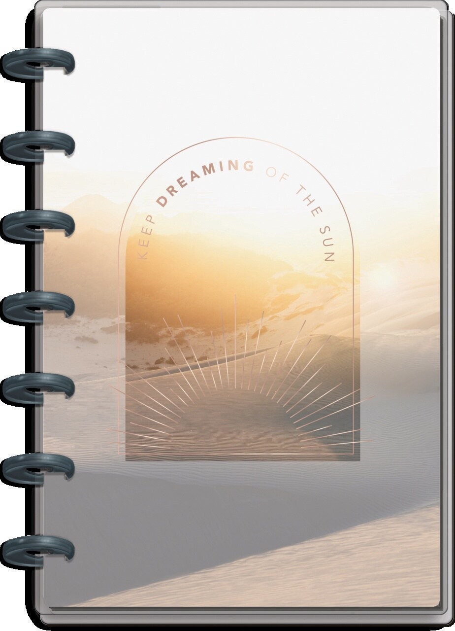 Happy Planner Mini Notebook W/60 Sheets 4.625"X7"-Nature Of Wellness